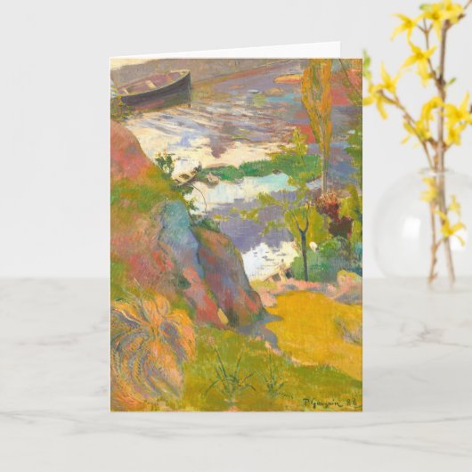 Vissers en zwemmers | Paul Gauguin Kaart (Gele Bloem)