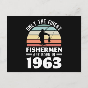 Vissers geboren in 1963 60e verjaardag Visserij Ca Briefkaart