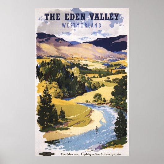 Vissers in de Eden Valley Poster (Voorkant)