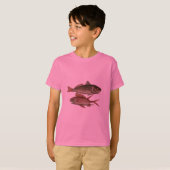 Vissers met roodbaars t-shirt (Voorkant volledig)