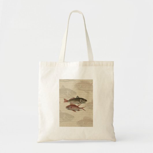 Vissers met roodbaars tote bag (Voorkant)