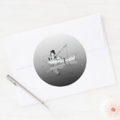 Vissers Ronde Sticker (Envelop)