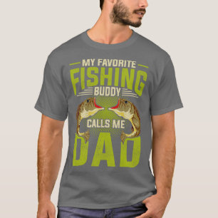Vissers vader Hoek Vissen Dag Funny Vist T-shirt