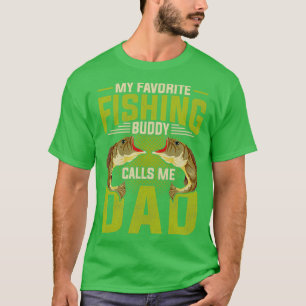 Vissers vader Hoek Vissen Dag Funny Vist T-shirt