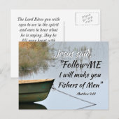 Vissers van Briefkaart met Mannen (Voorkant / Achterkant)