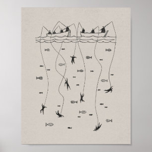 Vissers van Mannen - Matteüs 4:19 Poster