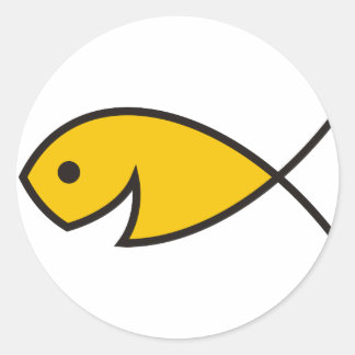 Vissers van Mannen - Matteüs 4:19 Ronde Sticker