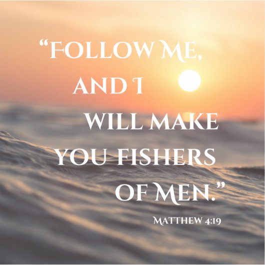 Vissers van Mannen Sticker (Voorkant)