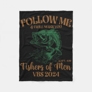 Vissers Van Mensen Matt 419 Vbs 2024 Retro Christe Fleece Deken