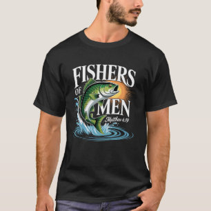 Vissers van Mensen Mattheüs 4-19 Bijbel Christelij T-shirt