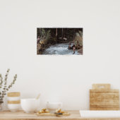 Vissers Visten op Commonwealth Creek Poster (Keuken)