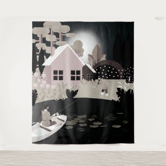 Vissers Wandkleed (Voorkant)