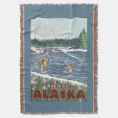 Vissers - Yukon, Alaska Deken (Voorkant Verticaal)