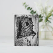  vissersboot. briefkaart (Staand voorkant)