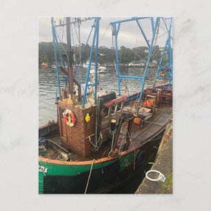 Vissersboot, Tobermory, Isle of Mull, Schotland Feestdagenkaart