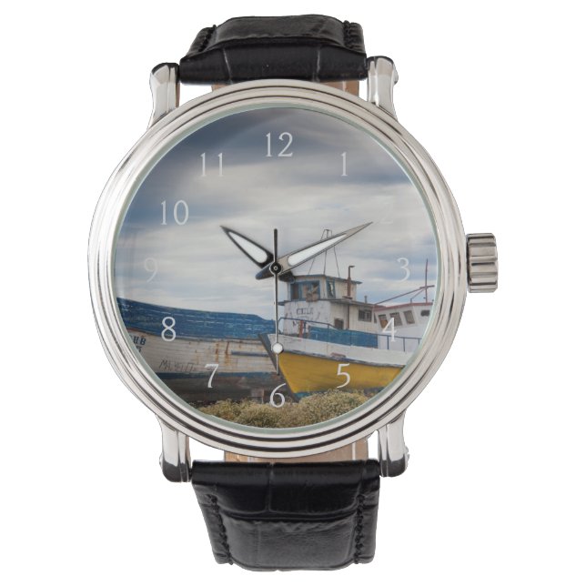 Vissersboten Horloge (Voorkant)