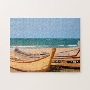 Vissersboten Van Ghana Legpuzzel