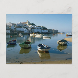 Vissersdorp Ferragudo, Algarve, Portugal Briefkaart