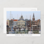 Vissershaven Uitzicht, Vlissingen, Nederland Briefkaart (Voorkant / Achterkant)
