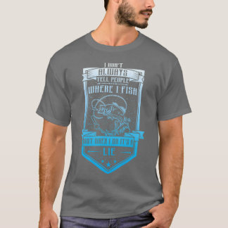 Vissersport Visser Petri Heil Angelhacken retro T-shirt