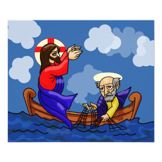 Vissersvaartuigen voor Mannen Foto Afdruk (Voorkant)