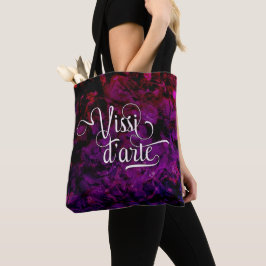 Vissi d'arte Tosca gemstone texture all-over-print Draagtas