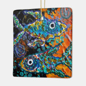 Vissiervis Keramisch Ornament (Links)