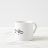 Visskelet Espresso Kop (Voorkant rechts)