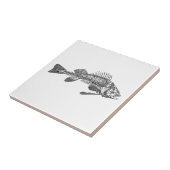 Visskelet Tegeltje (Zijkant)