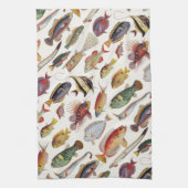 Vissoorten Theedoek (Verticaal)