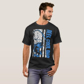 Visspullen voor Vaderdag, Reel Cool Dad Ameri T-shirt (Voorkant volledig)
