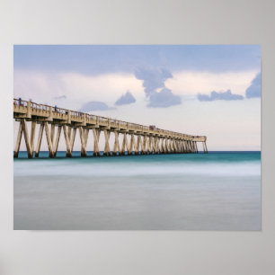Vissteiger van Navarre Beach Poster