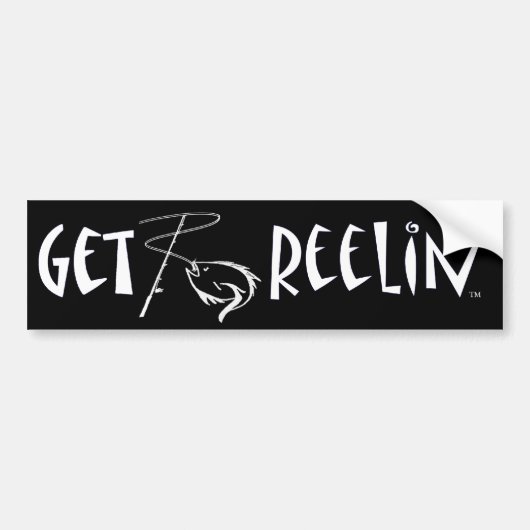 vissticker bumpersticker (Voorkant)