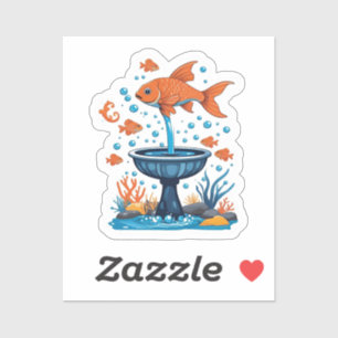 Vissticker Sticker