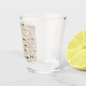  Vist: Antiek visser uit de jaren 1900 Shot Glas (Rechts)