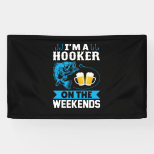 Vist art ik een boer op het weekeinde spandoek