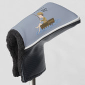 Vist Blauw Funny Droevig Uw Citaat van de Vraag ge Golfheadcover (3/4 voorkant)