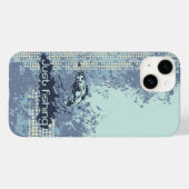 Vist blauwe spatten van groen water Case-Mate iPhone case (Achterkant (horizontaal))