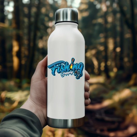 Vist Blauwe Sticker | Afgesneden Sticker