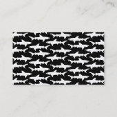 Vist Boat Charter / Scuba Diver - Shark Pattern Visitekaartje (Achterkant)