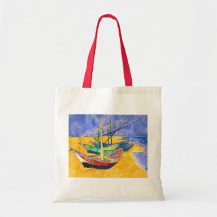 Vist Boats Beach Saintes-Maries Van Gogh Fine Tote Bag