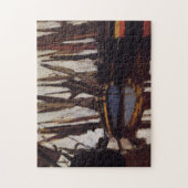 Vist Boats Monet Fine Art Legpuzzel (Verticaal)