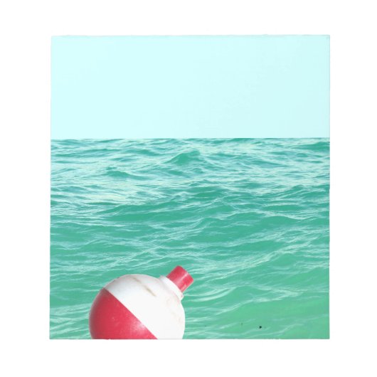 Vist Bobber in water Notitieblok (Voorkant)