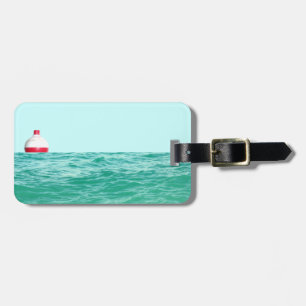Vist Bobber op water Bagagelabel