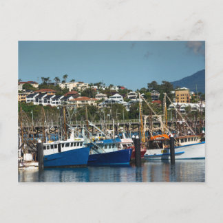 Vist boten bij Coffs Harbor Marina, Australië Briefkaart