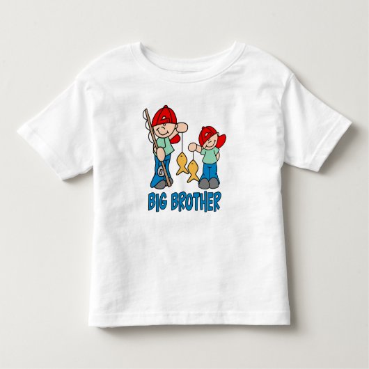 Vist Buddies Big Brother Kinder Shirts (Voorkant)