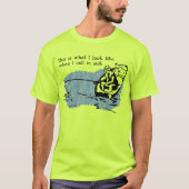 Vist Call in Sick Funny Shirt Work Humor (Voorkant)