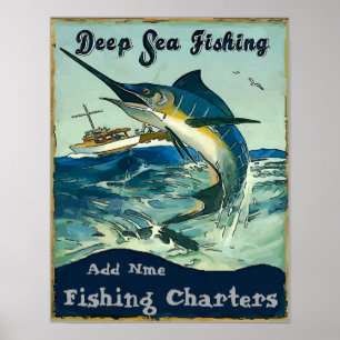 Vist Charters, voeg namen toe Poster
