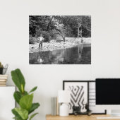 Vist de Catskills: 1890 Poster (Thuiskantoor)