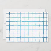 Vist de grote blauwe jongen van de dag kaart (Achterkant)